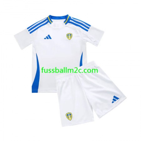 Fußballtrikots Leeds United Kinder Heim Trikotsatz 2024-2025